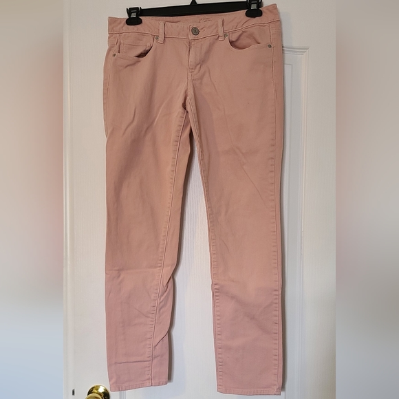 Pink American Eagle skinny pants - Picture 1 of 14
